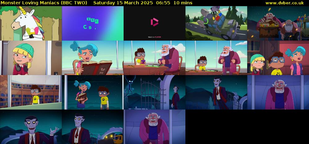 Monster Loving Maniacs (BBC TWO) Saturday 15 March 2025 06:55 - 07:05