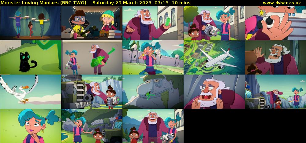 Monster Loving Maniacs (BBC TWO) Saturday 29 March 2025 07:15 - 07:25