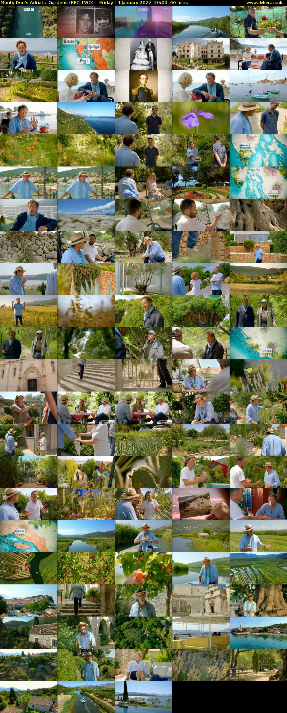 Monty Don's Adriatic Gardens (BBC TWO) Friday 14 January 2022 20:00 - 21:00