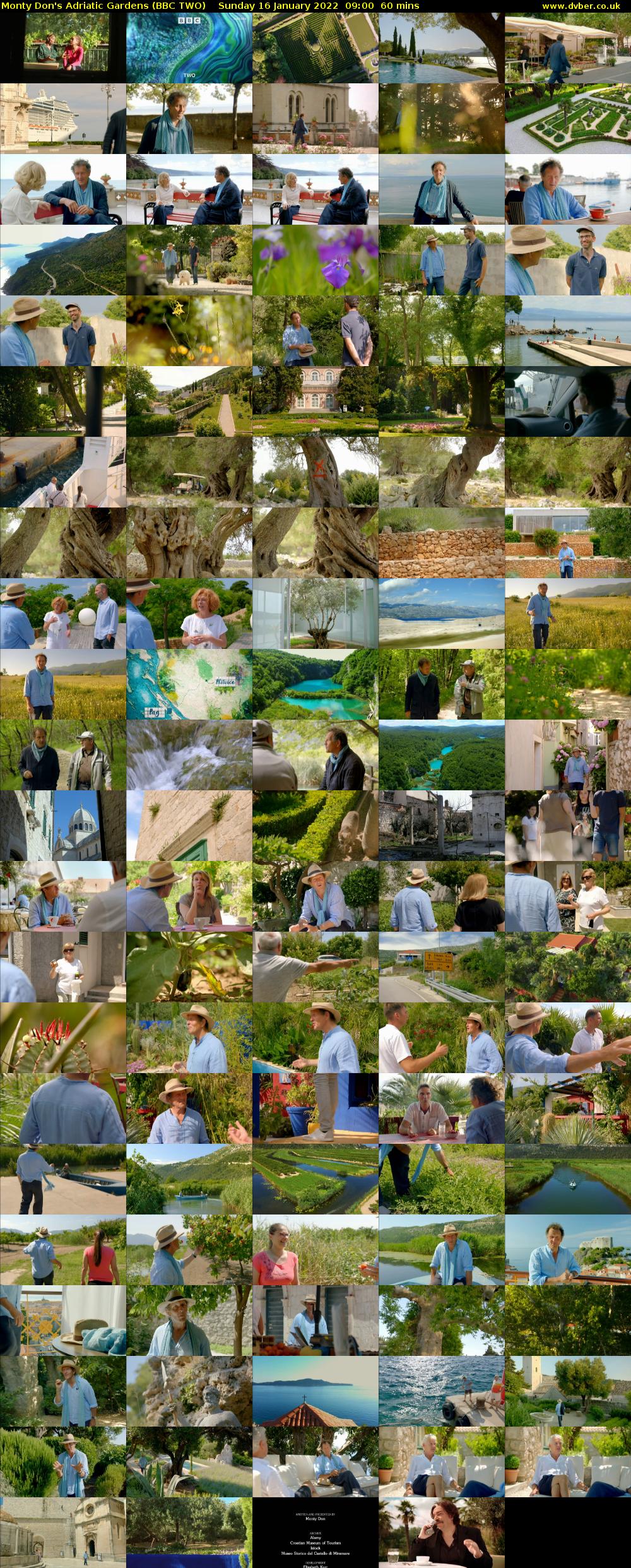 Monty Don's Adriatic Gardens (BBC TWO) Sunday 16 January 2022 09:00 - 10:00