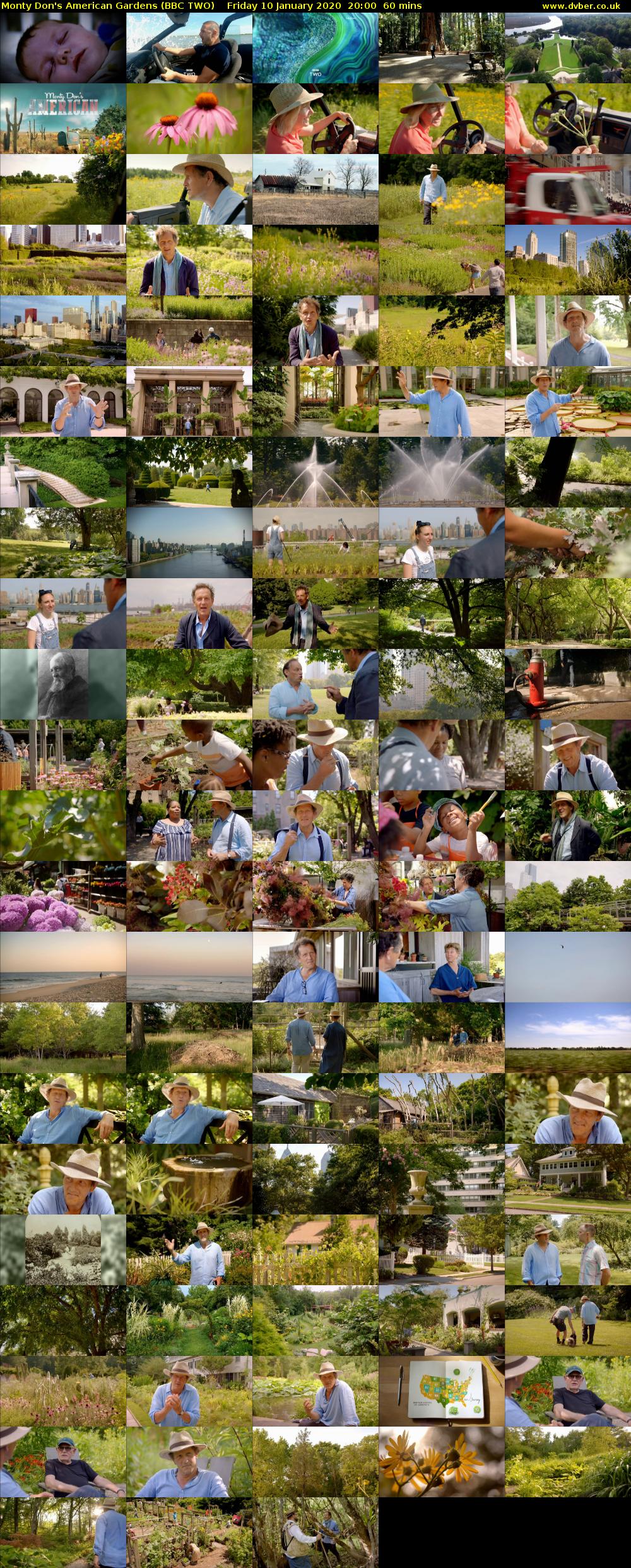 Monty Don's American Gardens (BBC TWO) Friday 10 January 2020 20:00 - 21:00