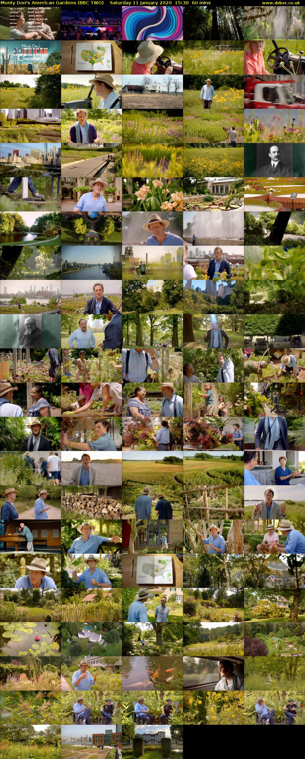 Monty Don's American Gardens (BBC TWO) Saturday 11 January 2020 15:30 - 16:30