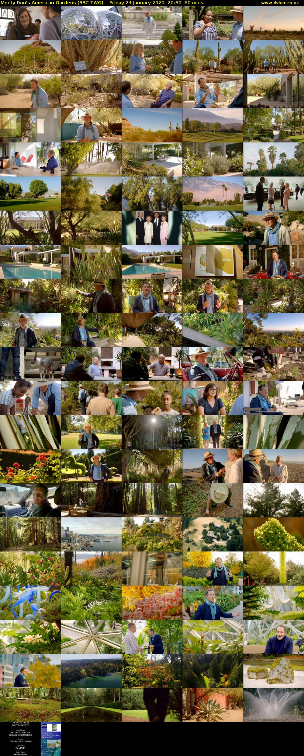 Monty Don's American Gardens (BBC TWO) Friday 24 January 2020 20:30 - 21:30