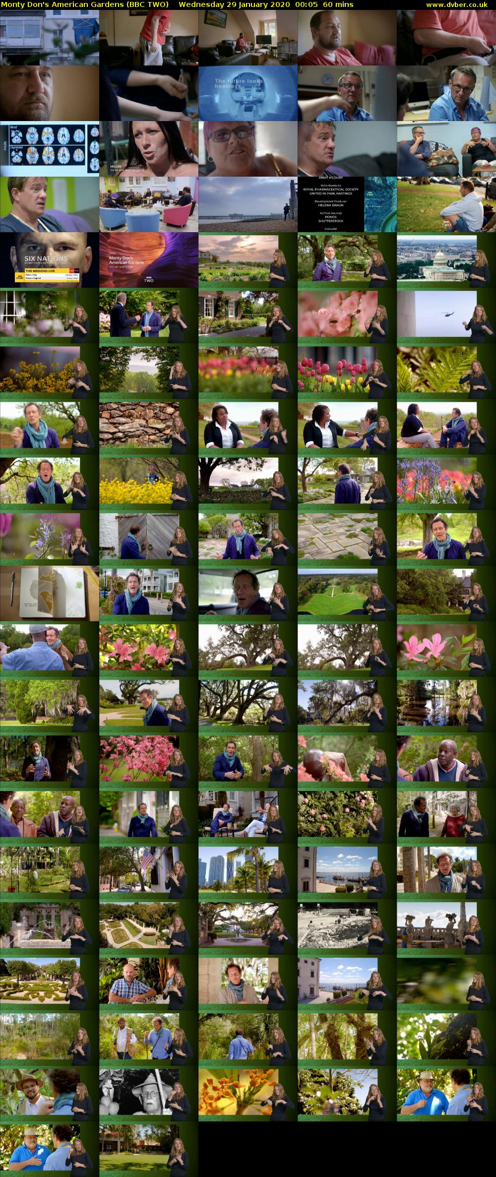 Monty Don's American Gardens (BBC TWO) Wednesday 29 January 2020 00:05 - 01:05