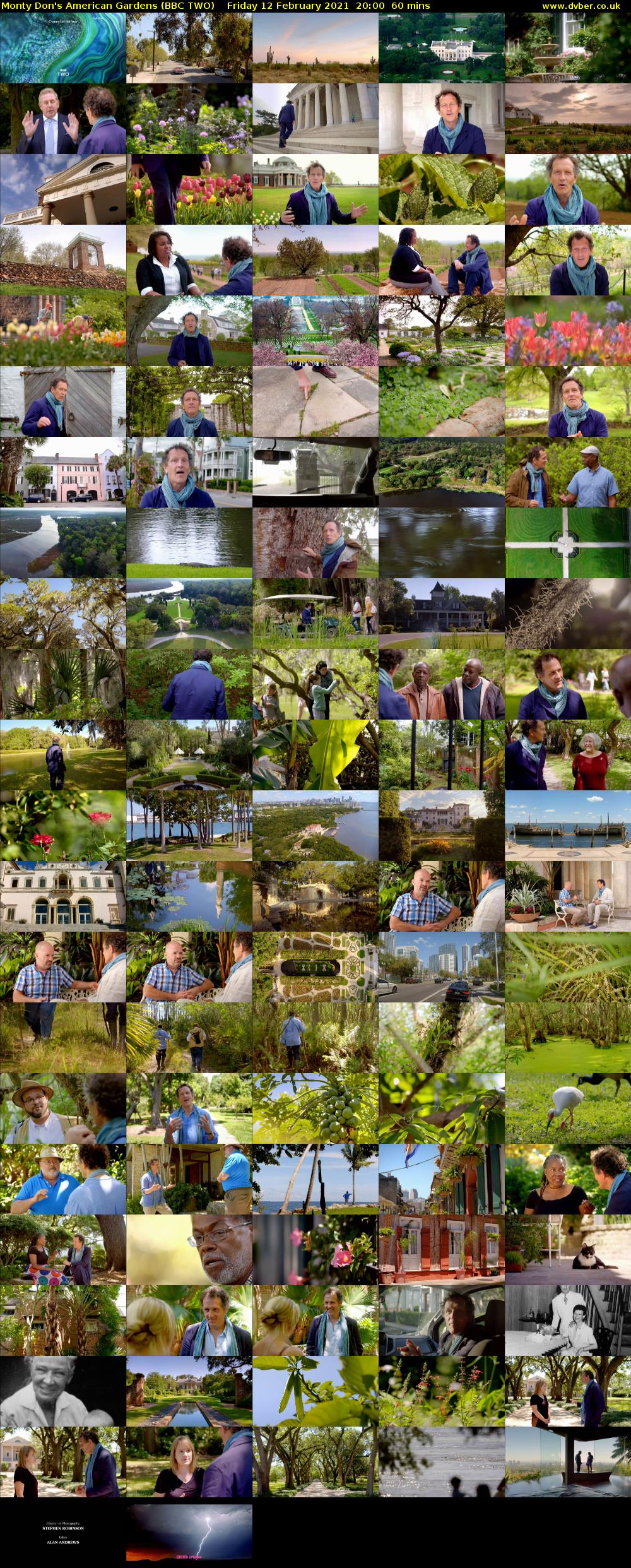 Monty Don's American Gardens (BBC TWO) Friday 12 February 2021 20:00 - 21:00