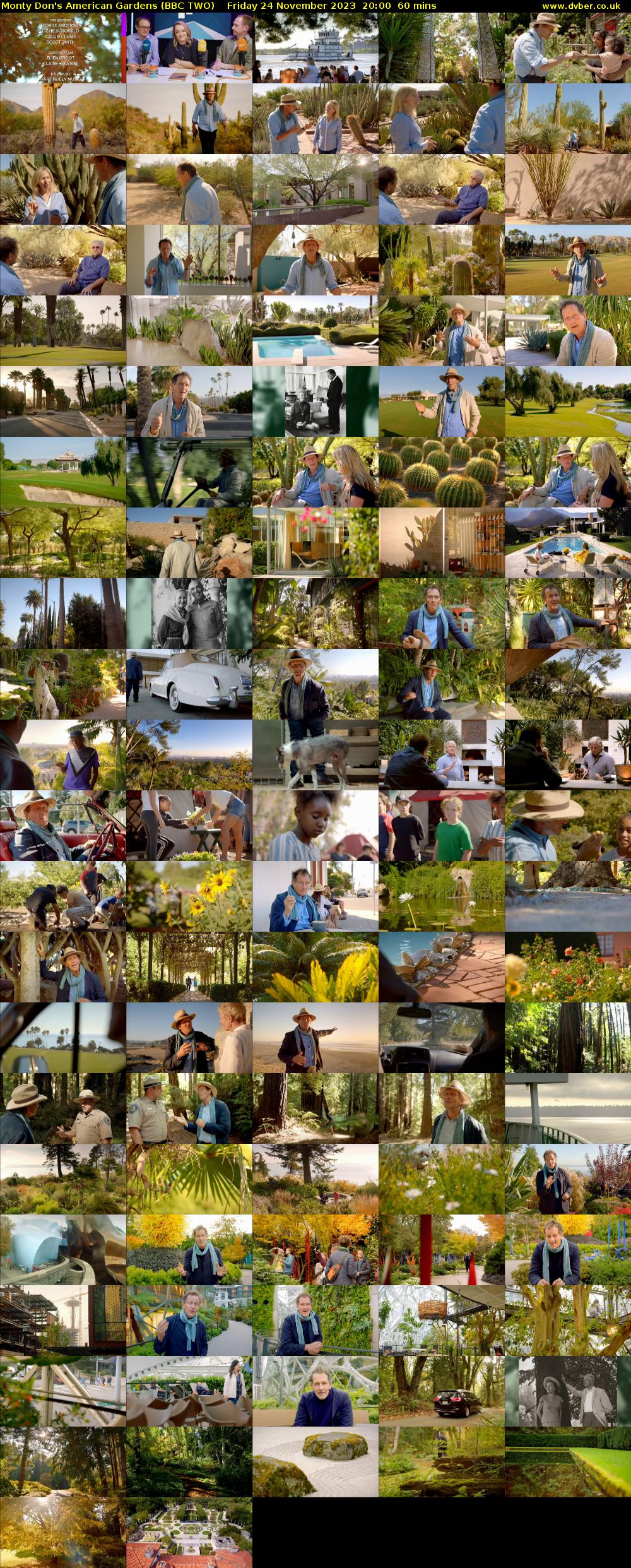 Monty Don's American Gardens (BBC TWO) Friday 24 November 2023 20:00 - 21:00