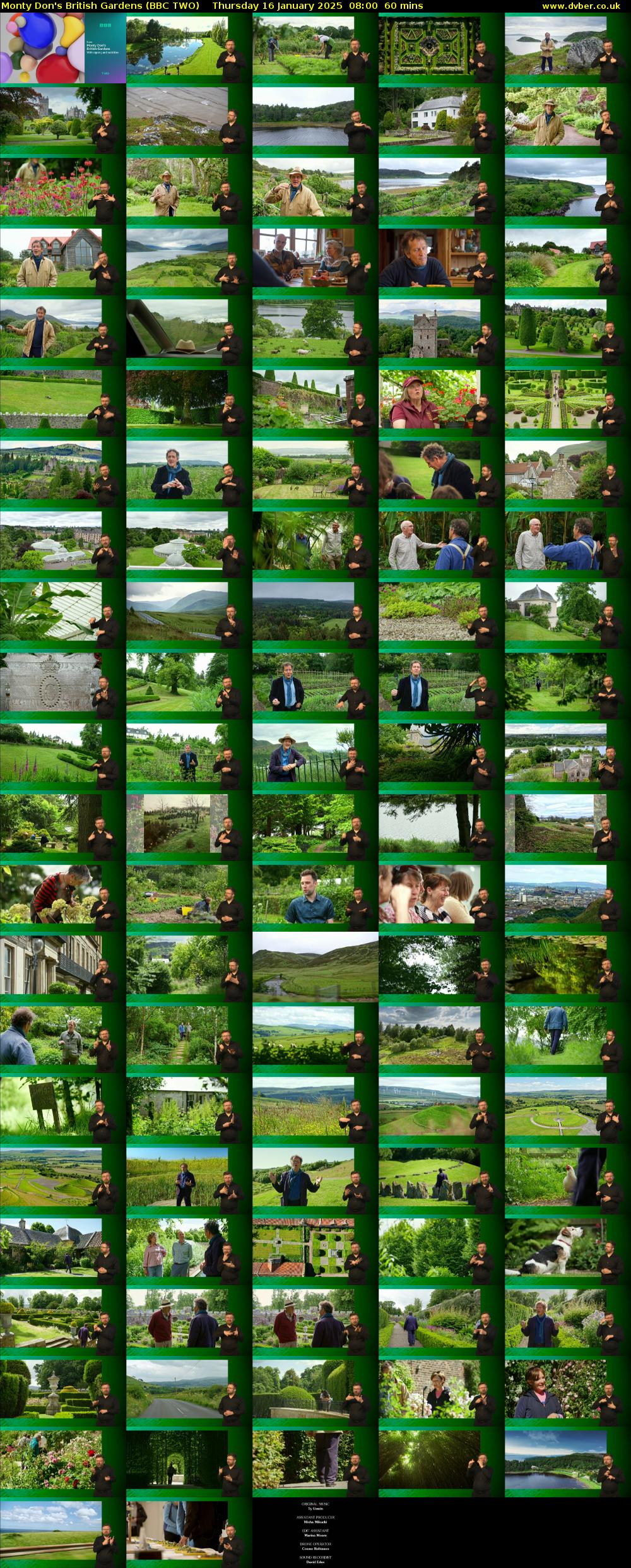 Monty Don's British Gardens (BBC TWO) Thursday 16 January 2025 08:00 - 09:00