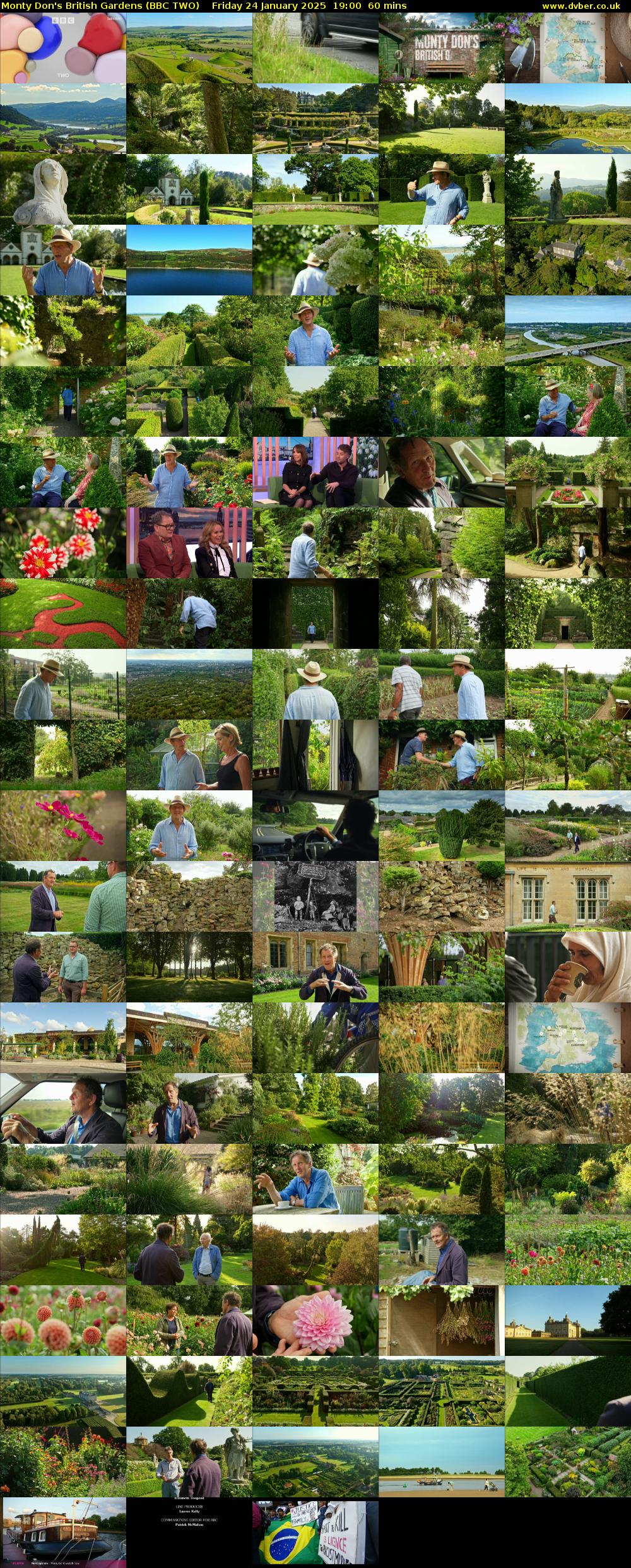 Monty Don's British Gardens (BBC TWO) Friday 24 January 2025 19:00 - 20:00