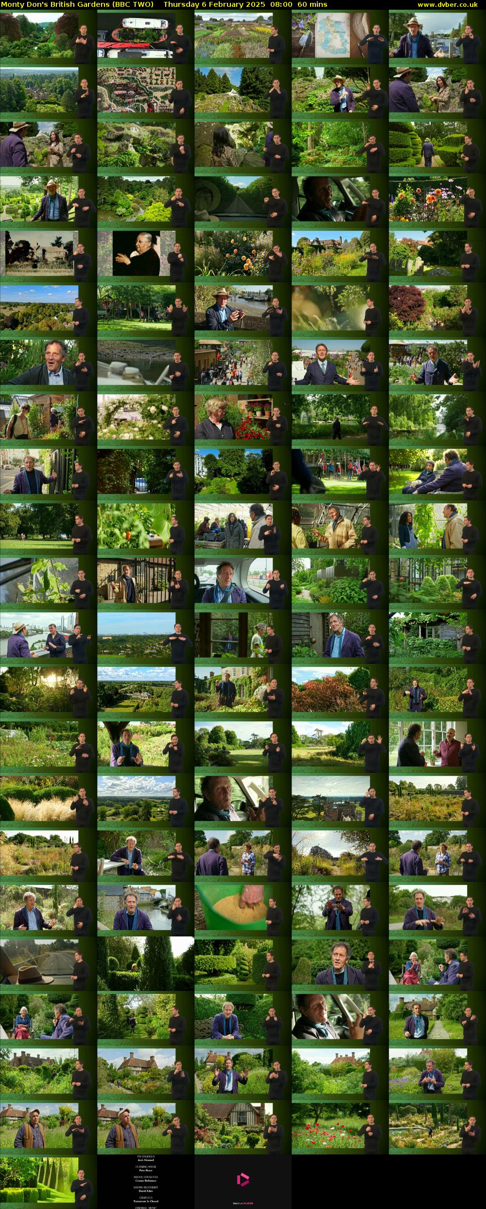 Monty Don's British Gardens (BBC TWO) Thursday 6 February 2025 08:00 - 09:00
