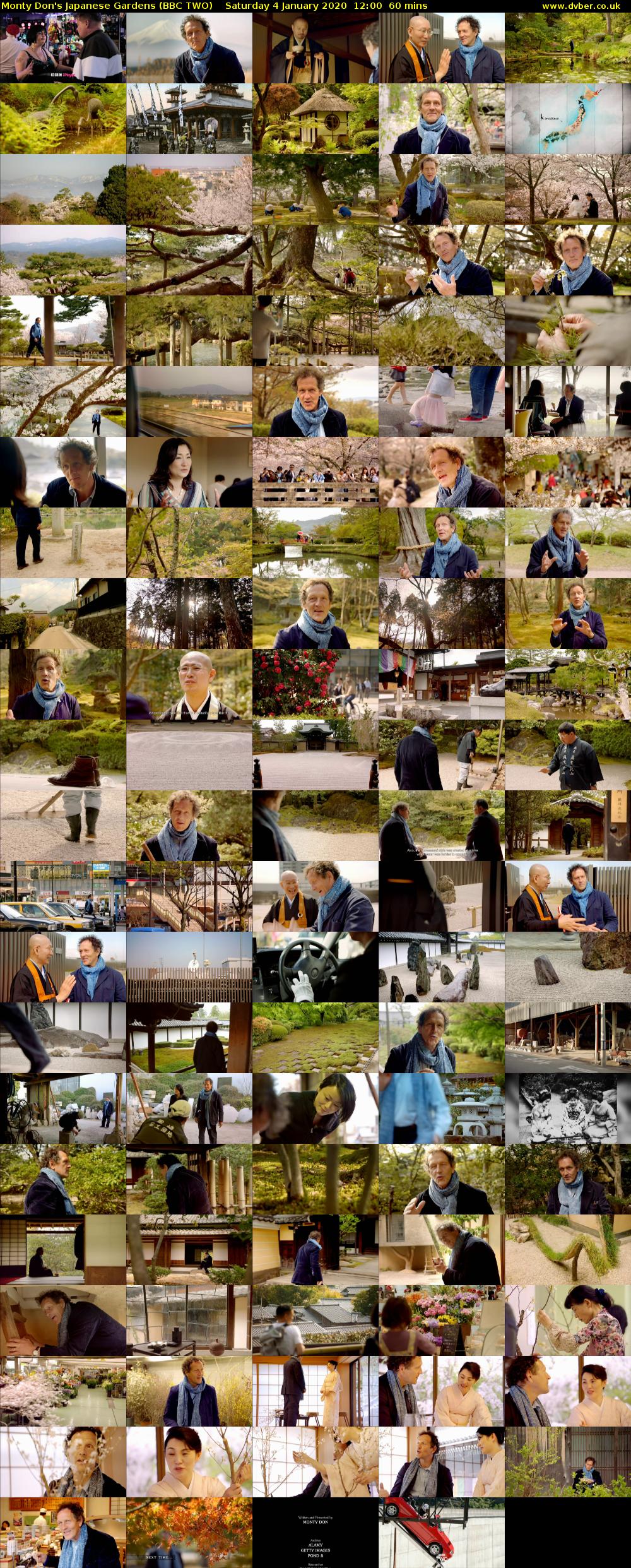 Monty Don's Japanese Gardens (BBC TWO) Saturday 4 January 2020 12:00 - 13:00