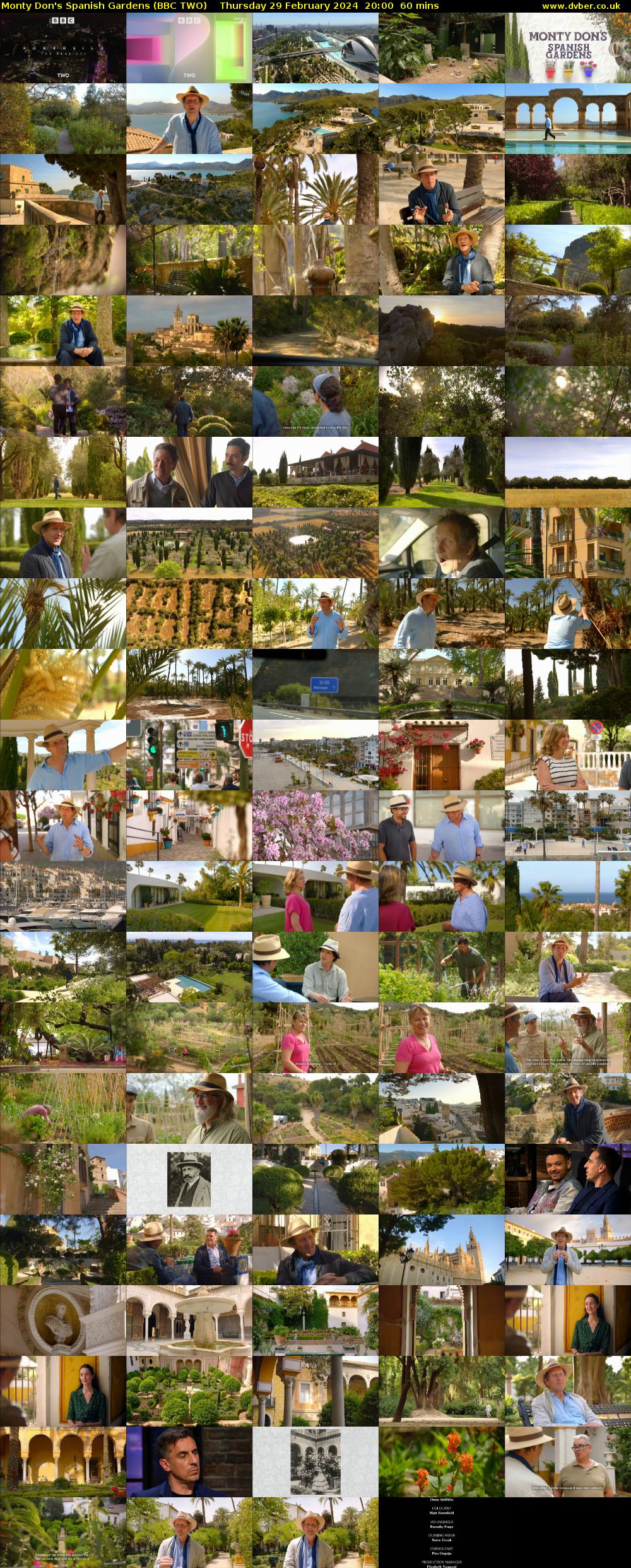 Monty Don's Spanish Gardens (BBC TWO) Thursday 29 February 2024 20:00 - 21:00