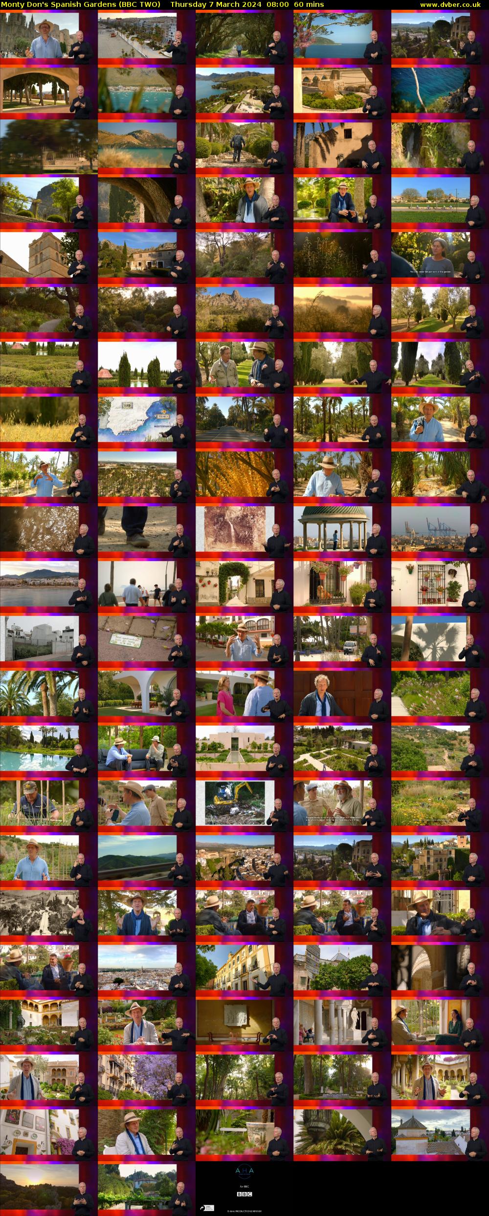 Monty Don's Spanish Gardens (BBC TWO) Thursday 7 March 2024 08:00 - 09:00