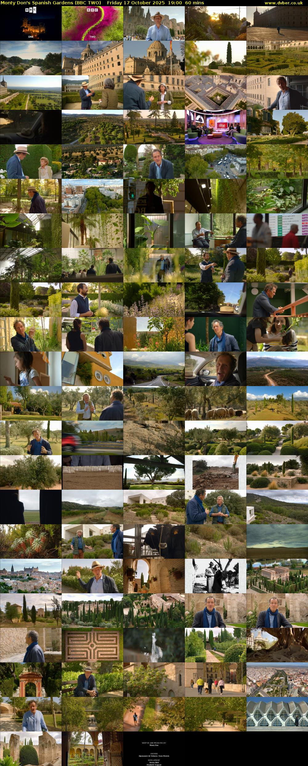 Monty Don's Spanish Gardens (BBC TWO) Friday 17 October 2025 19:00 - 20:00