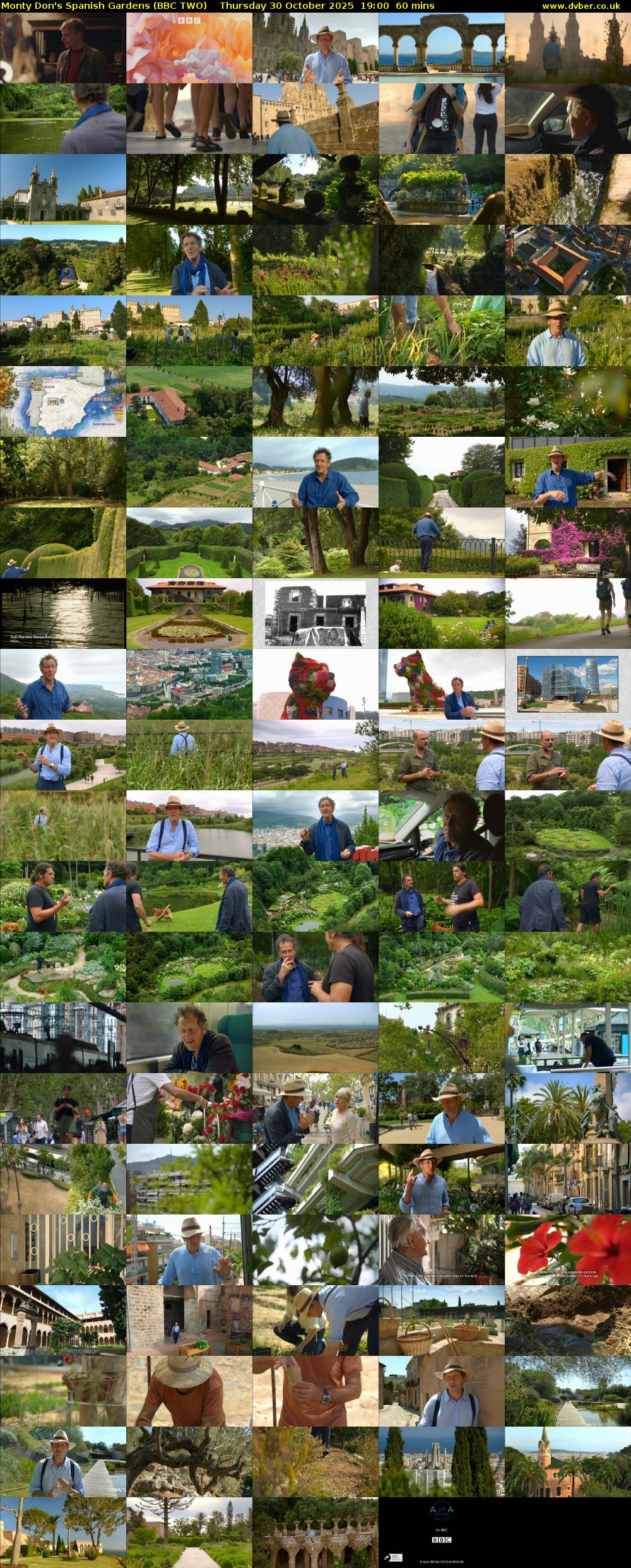 Monty Don's Spanish Gardens (BBC TWO) Thursday 30 October 2025 19:00 - 20:00