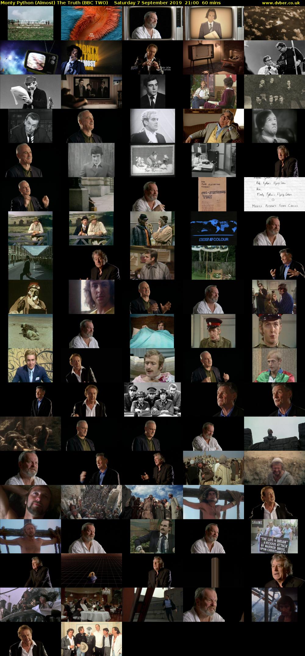 Monty Python (Almost) The Truth (BBC TWO) Saturday 7 September 2019 21:00 - 22:00