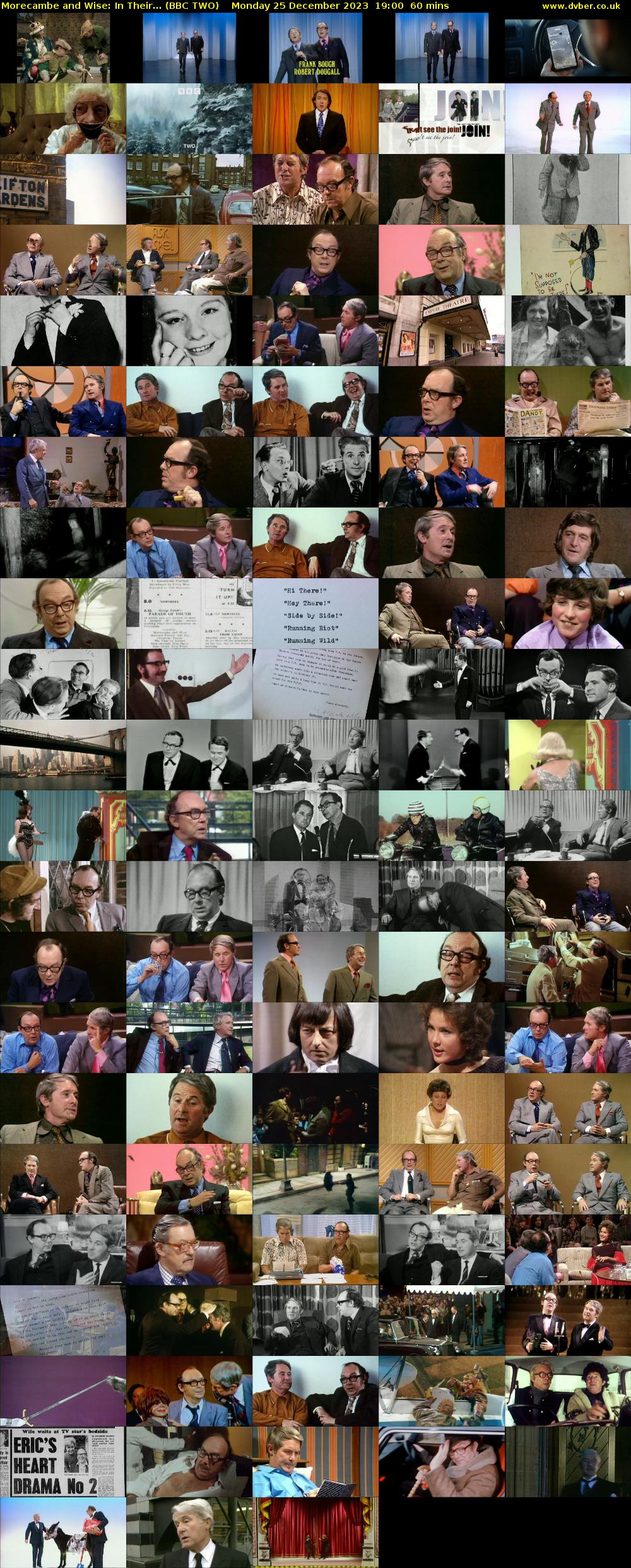 Morecambe and Wise: In Their... (BBC TWO) Monday 25 December 2023 19:00 - 20:00