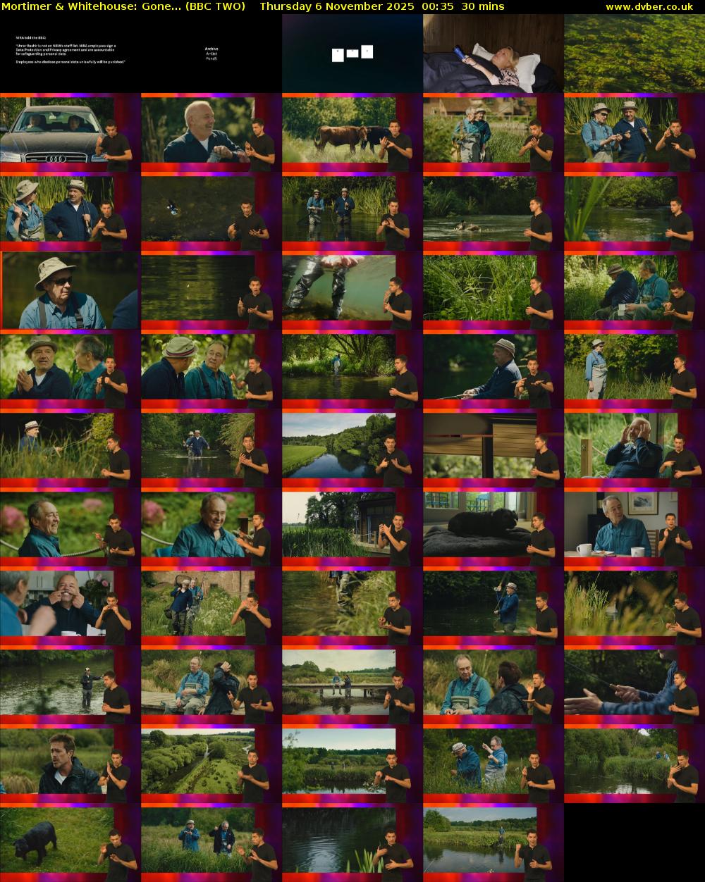 Mortimer & Whitehouse: Gone... (BBC TWO) Thursday 6 November 2025 00:35 - 01:05