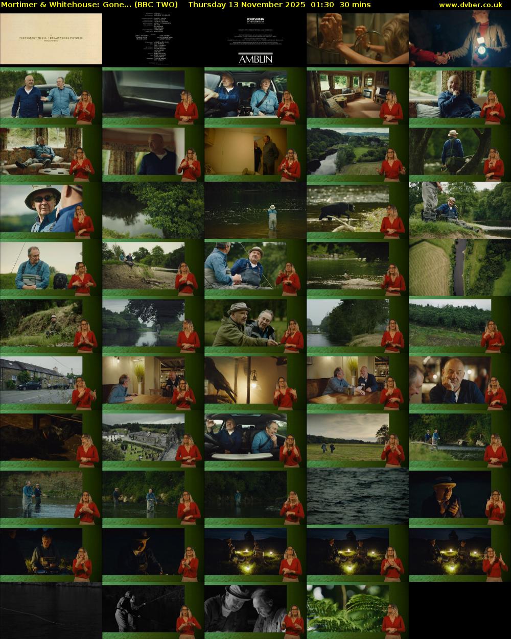 Mortimer & Whitehouse: Gone... (BBC TWO) Thursday 13 November 2025 01:30 - 02:00