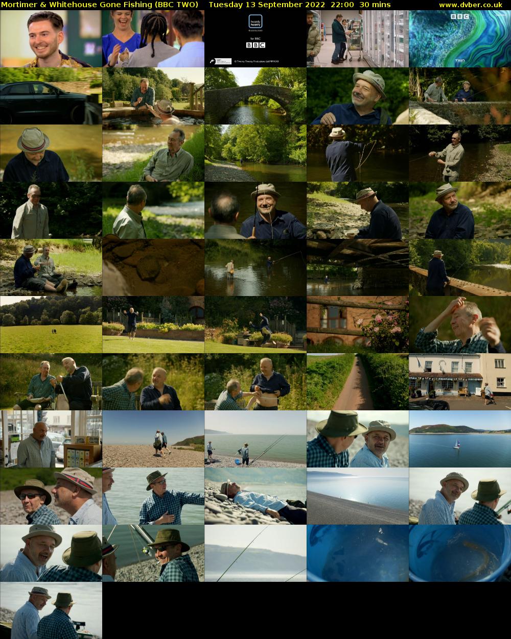 Mortimer & Whitehouse Gone Fishing (BBC TWO) Tuesday 13 September 2022 22:00 - 22:30