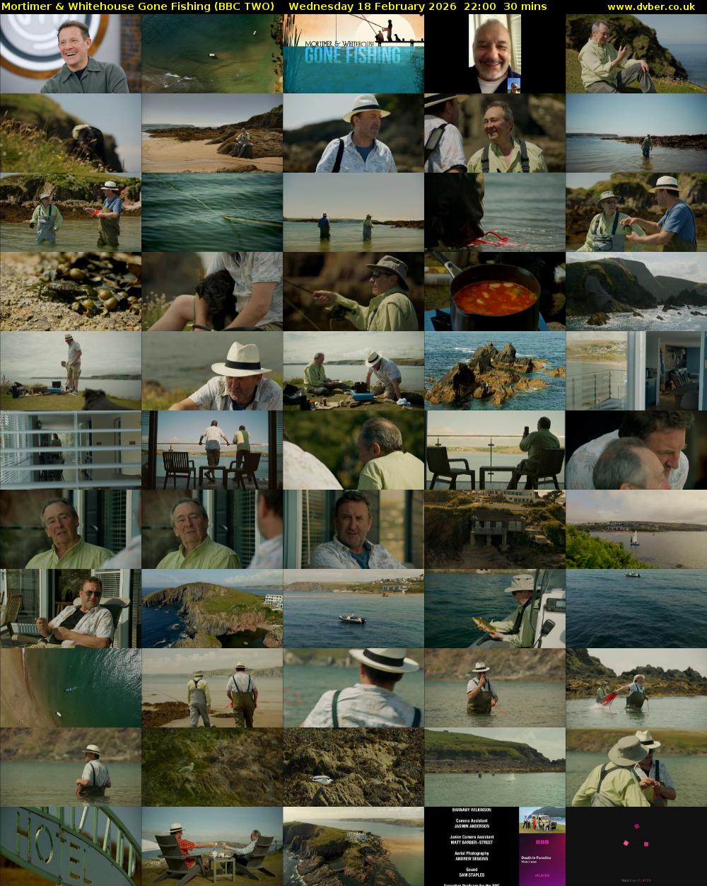 Mortimer & Whitehouse Gone Fishing (BBC TWO) Wednesday 18 February 2026 22:00 - 22:30