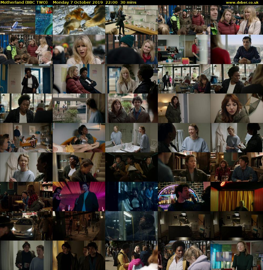 Motherland (BBC TWO) Monday 7 October 2019 22:00 - 22:30