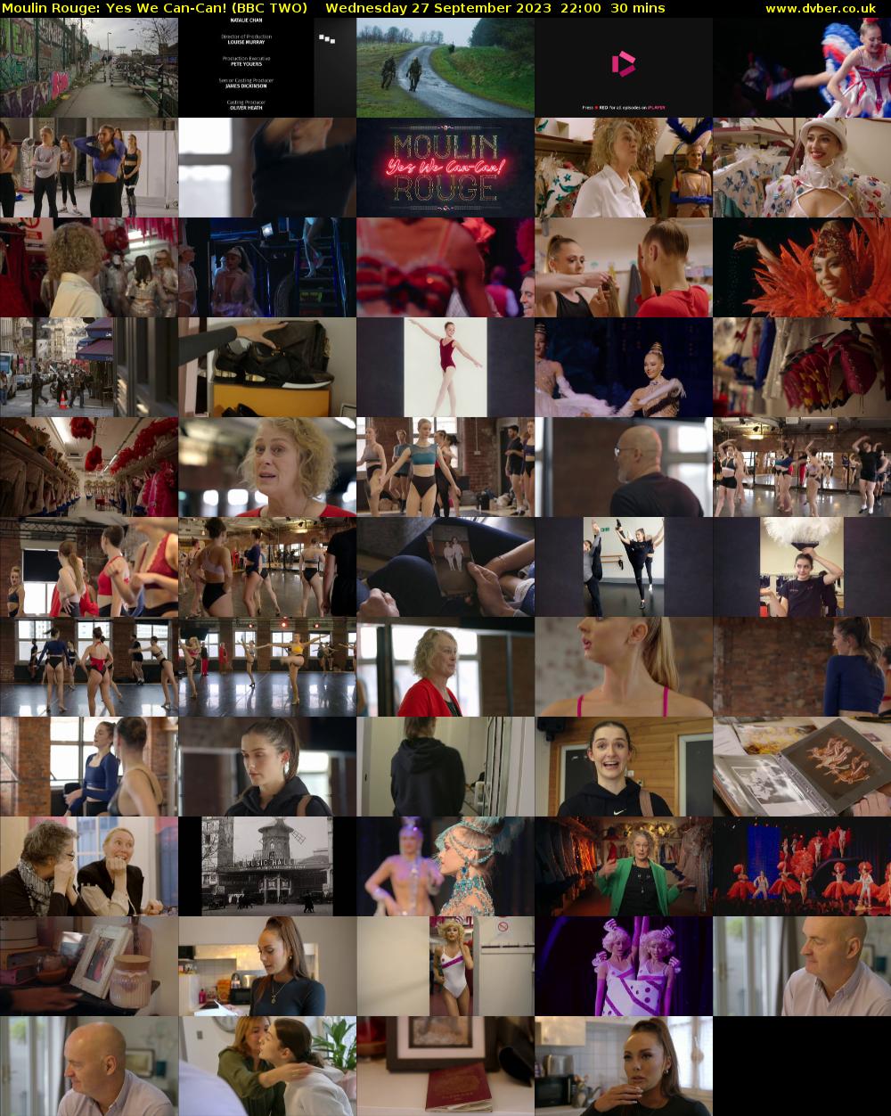 Moulin Rouge: Yes We Can-Can! (BBC TWO) Wednesday 27 September 2023 22:00 - 22:30