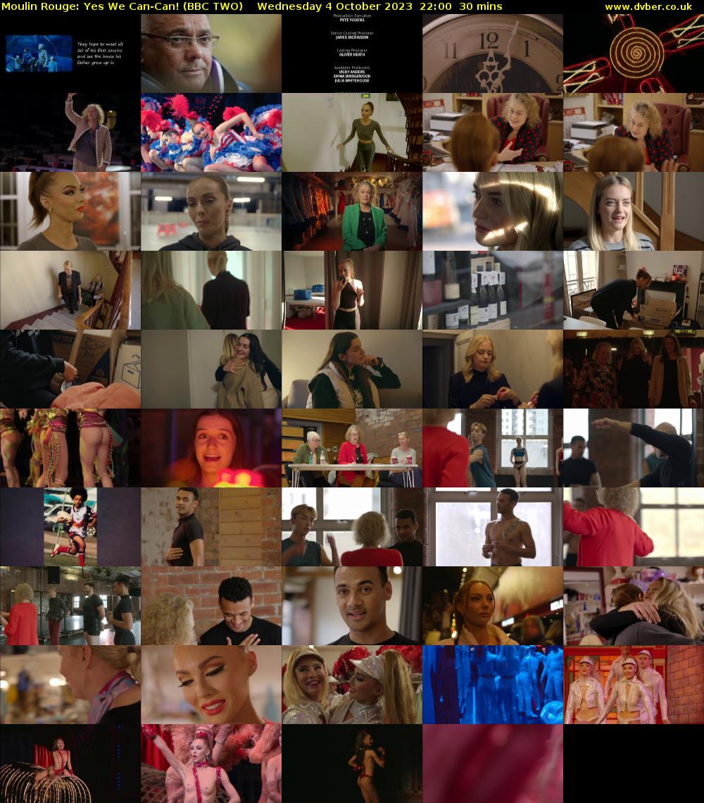 Moulin Rouge: Yes We Can-Can! (BBC TWO) Wednesday 4 October 2023 22:00 - 22:30