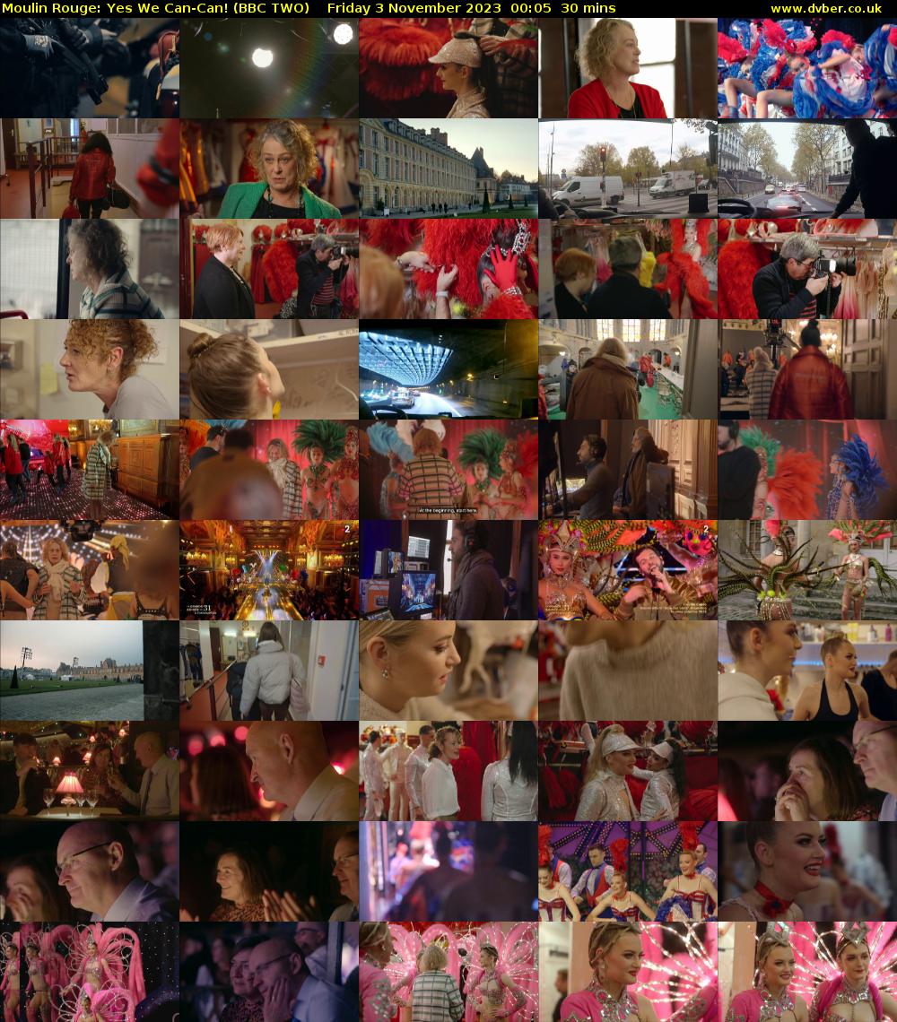 Moulin Rouge: Yes We Can-Can! (BBC TWO) Friday 3 November 2023 00:05 - 00:35