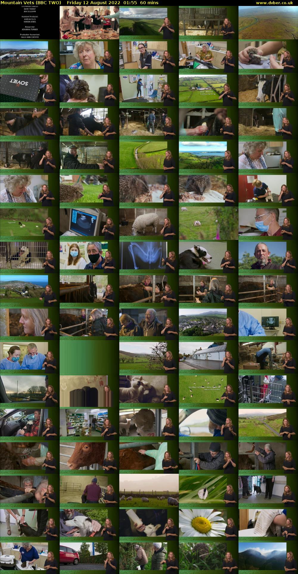 Mountain Vets (BBC TWO) Friday 12 August 2022 01:55 - 02:55