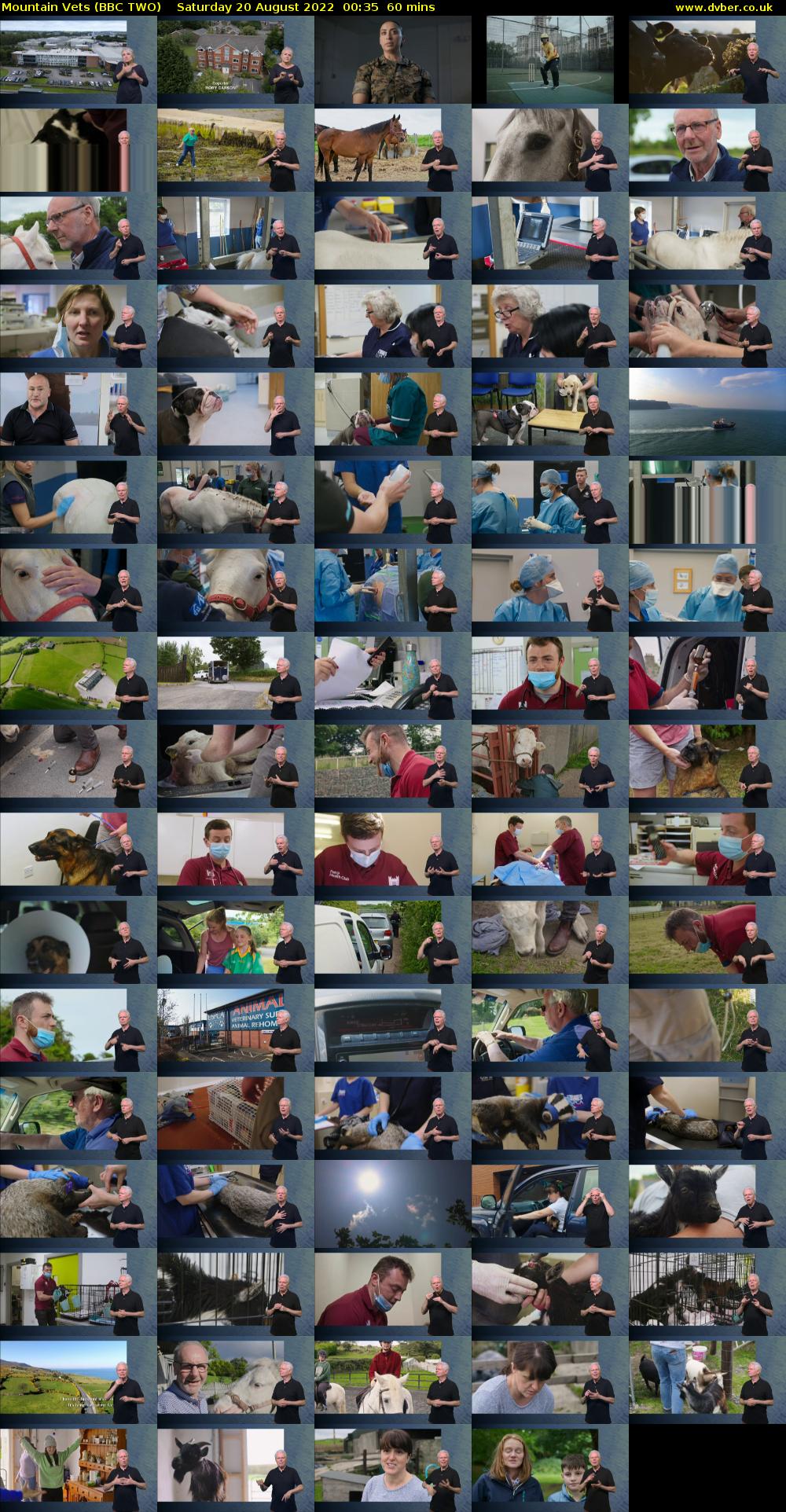 Mountain Vets (BBC TWO) Saturday 20 August 2022 00:35 - 01:35