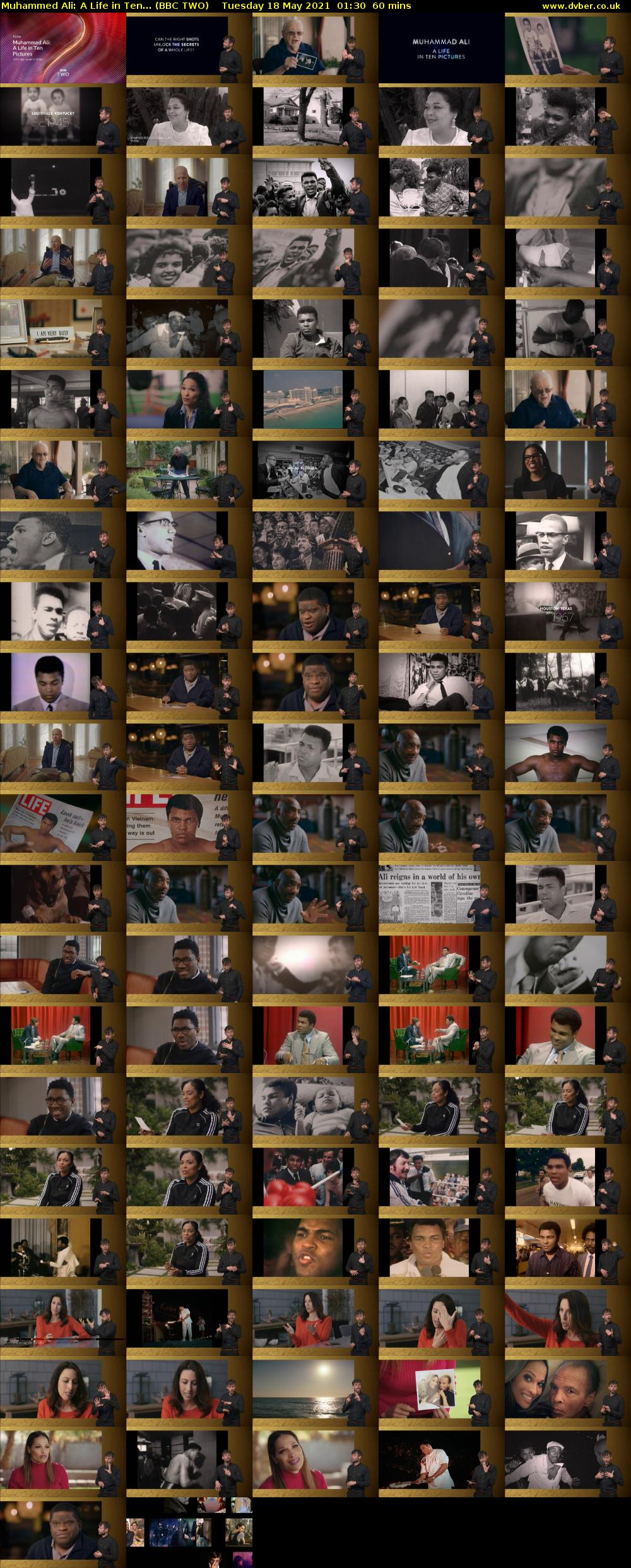 Muhammed Ali: A Life in Ten... (BBC TWO) Tuesday 18 May 2021 01:30 - 02:30