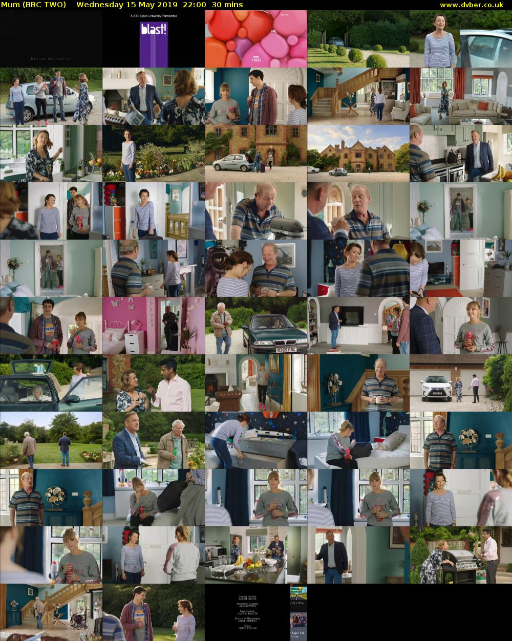 Mum (BBC TWO) Wednesday 15 May 2019 22:00 - 22:30