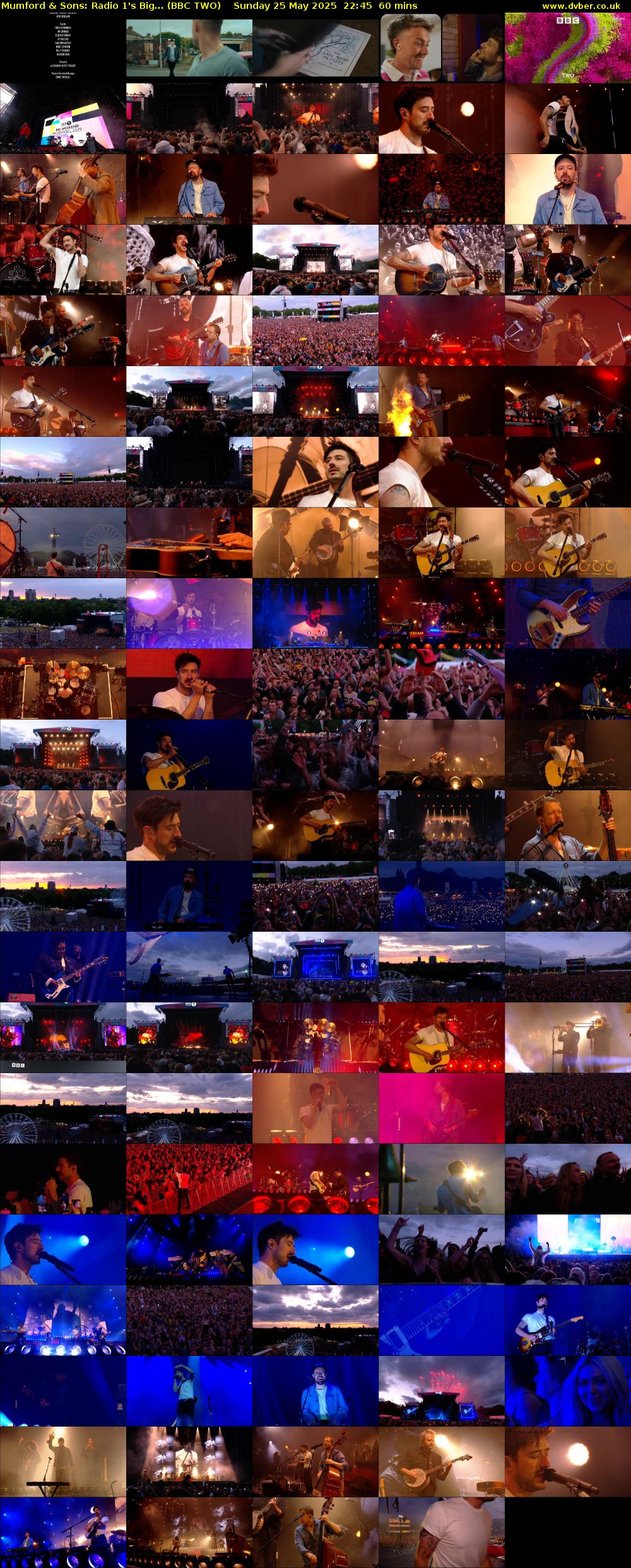 Mumford & Sons: Radio 1's Big... (BBC TWO) Sunday 25 May 2025 22:45 - 23:45