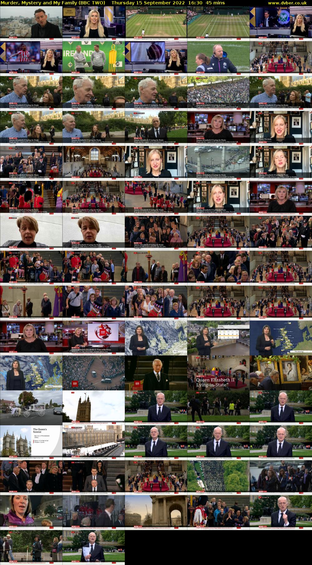 Murder, Mystery and My Family (BBC TWO) Thursday 15 September 2022 16:30 - 17:15