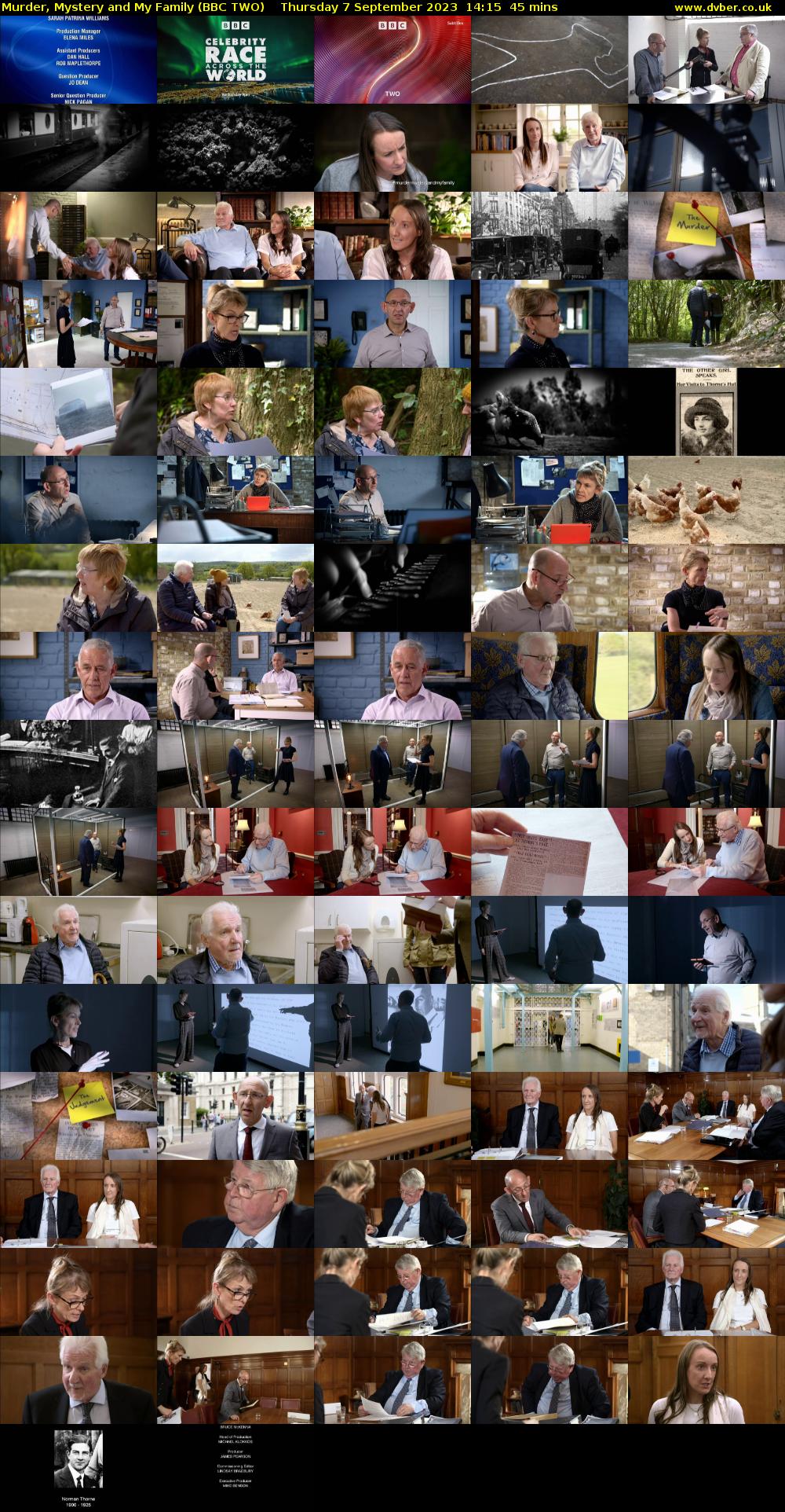 Murder, Mystery and My Family (BBC TWO) Thursday 7 September 2023 14:15 - 15:00