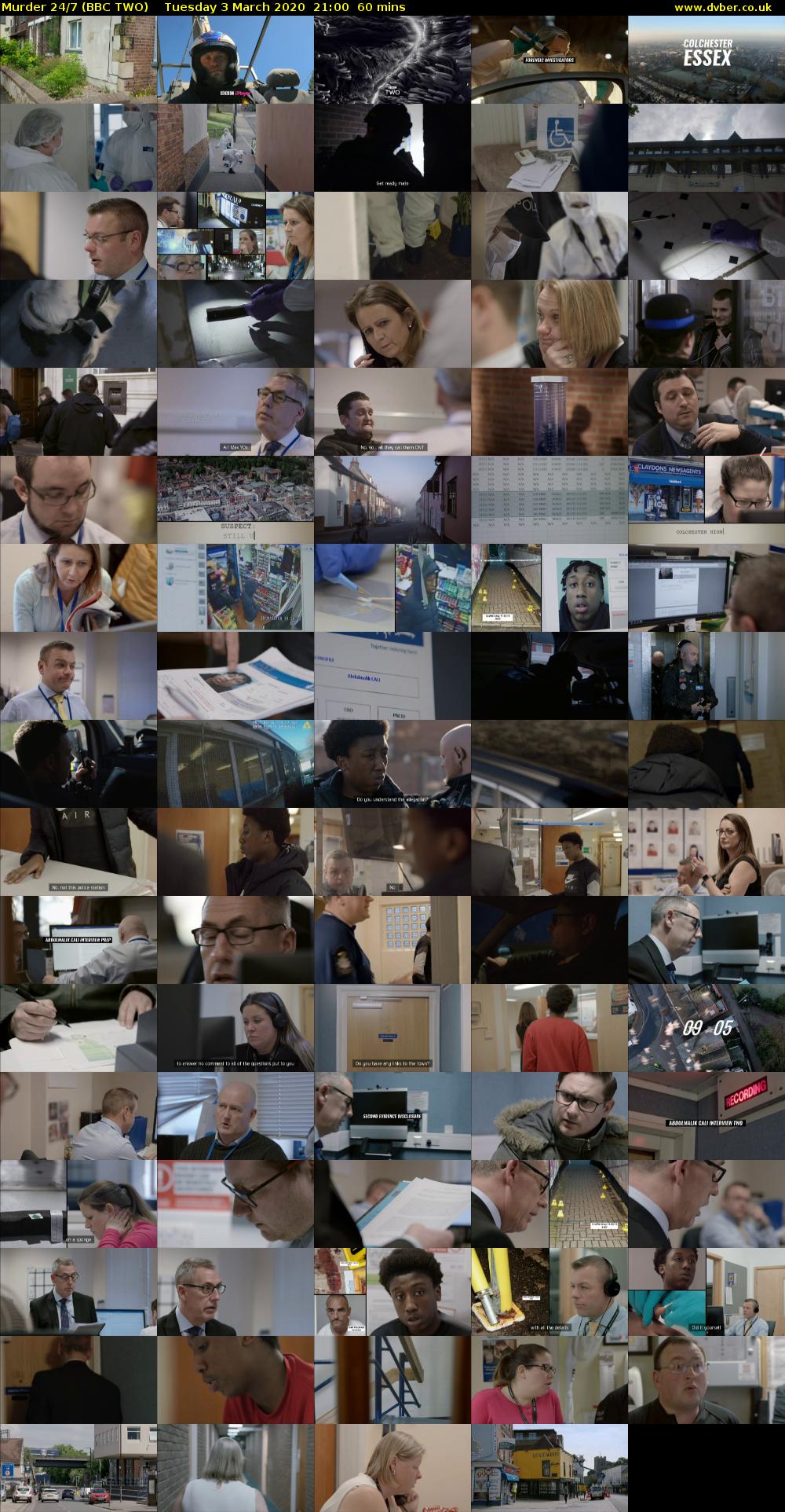 Murder 24/7 (BBC TWO) Tuesday 3 March 2020 21:00 - 22:00