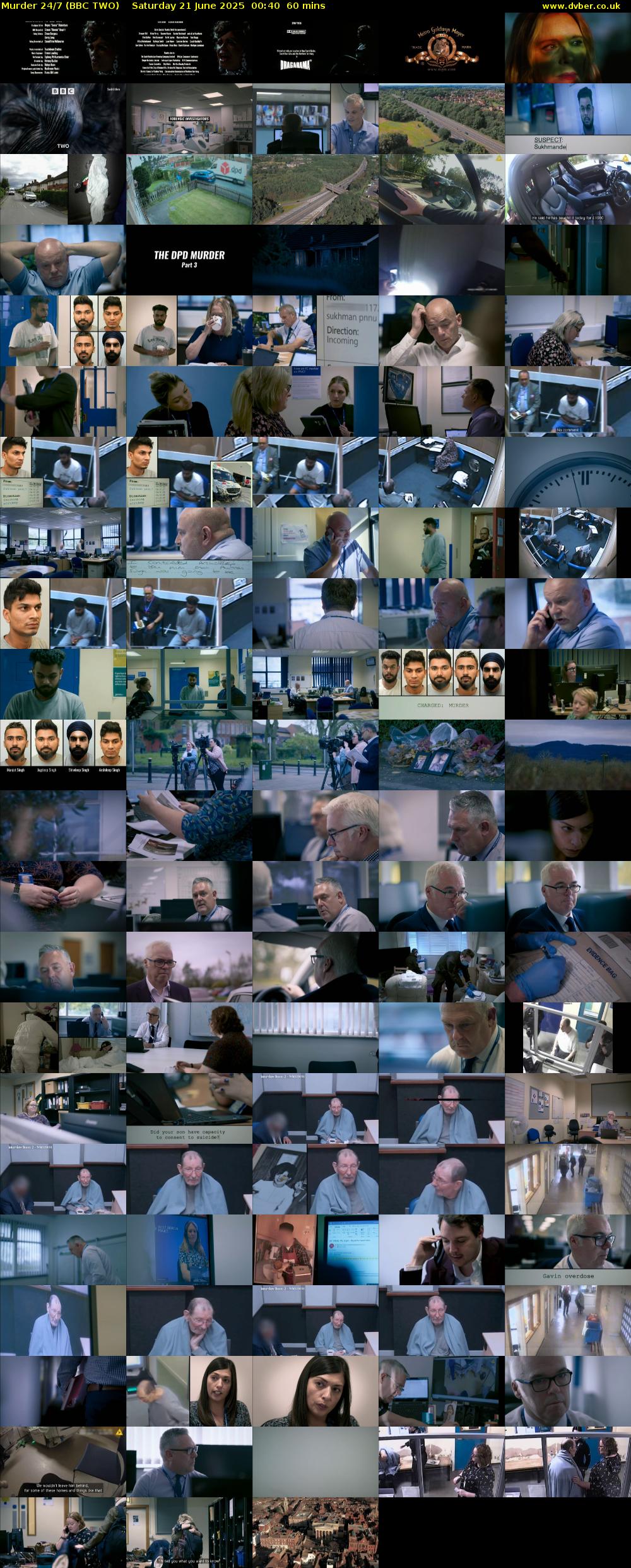 Murder 24/7 (BBC TWO) Saturday 21 June 2025 00:40 - 01:40