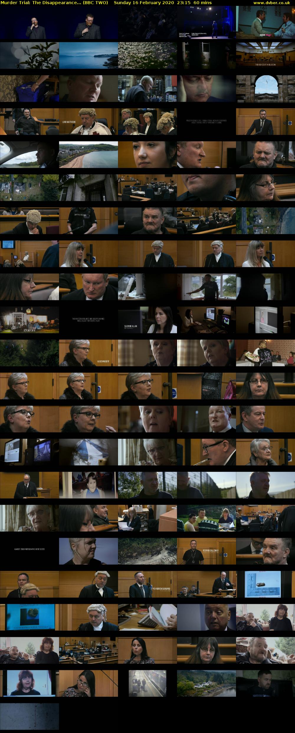 Murder Trial: The Disappearance... (BBC TWO) Sunday 16 February 2020 23:15 - 00:15