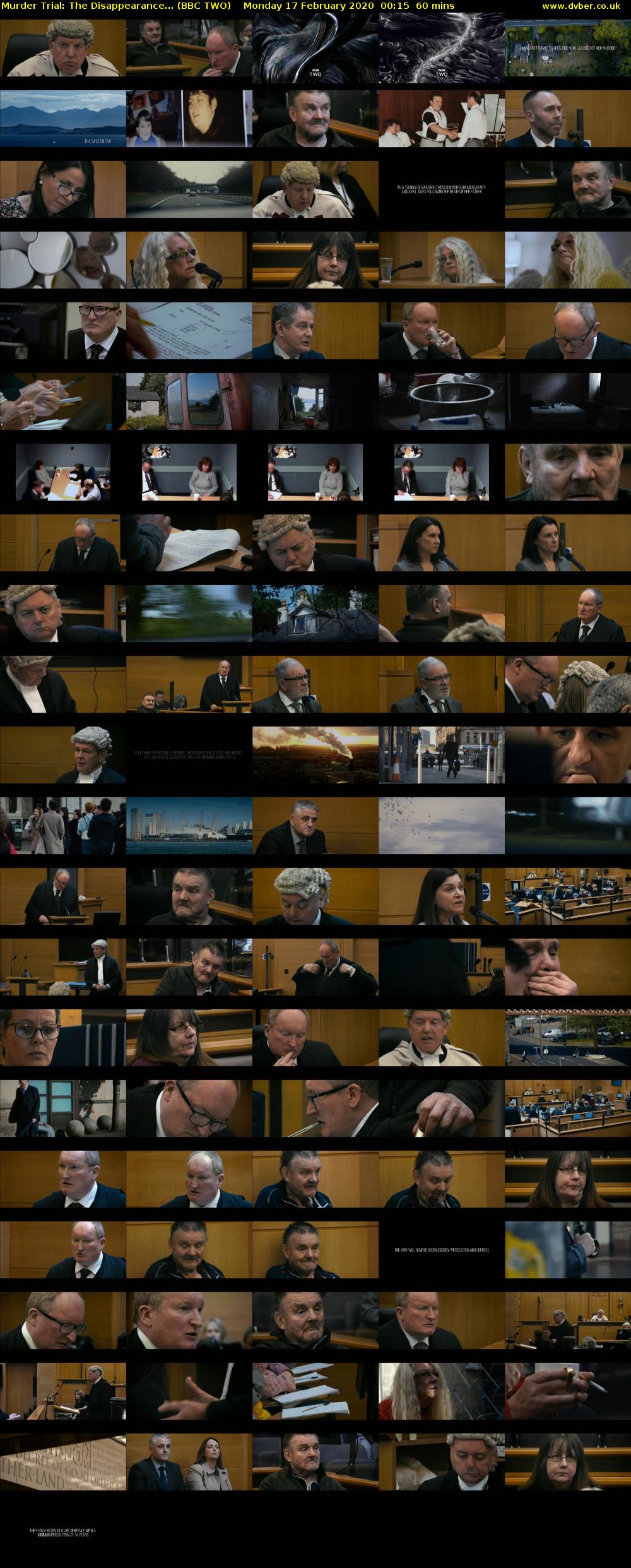 Murder Trial: The Disappearance... (BBC TWO) Monday 17 February 2020 00:15 - 01:15