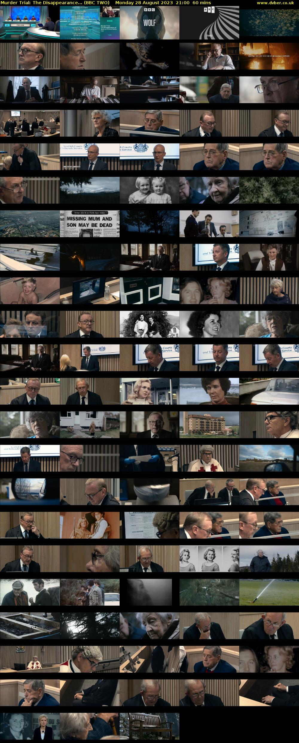Murder Trial: The Disappearance... (BBC TWO) Monday 28 August 2023 21:00 - 22:00