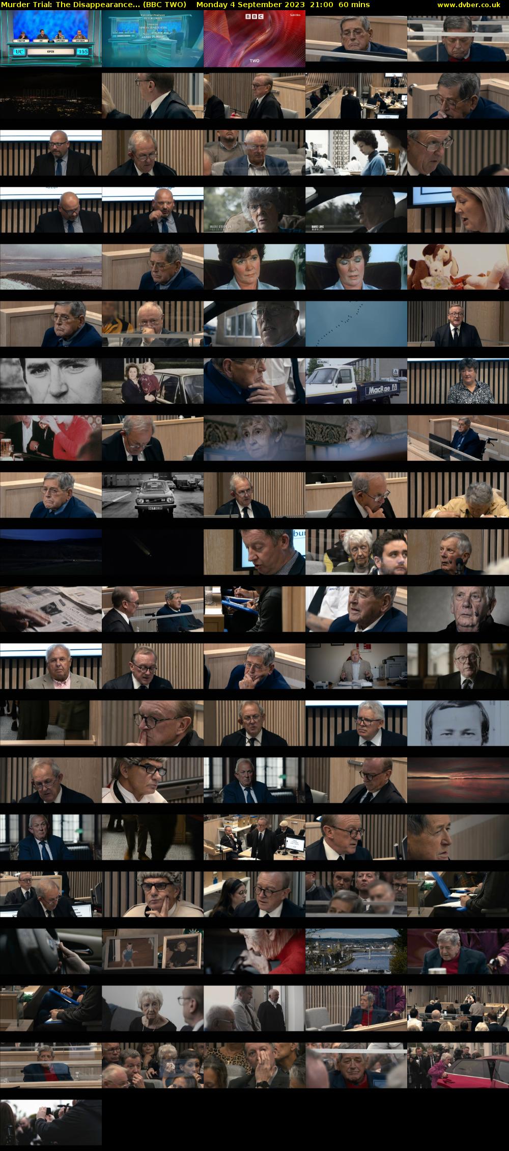 Murder Trial: The Disappearance... (BBC TWO) Monday 4 September 2023 21:00 - 22:00
