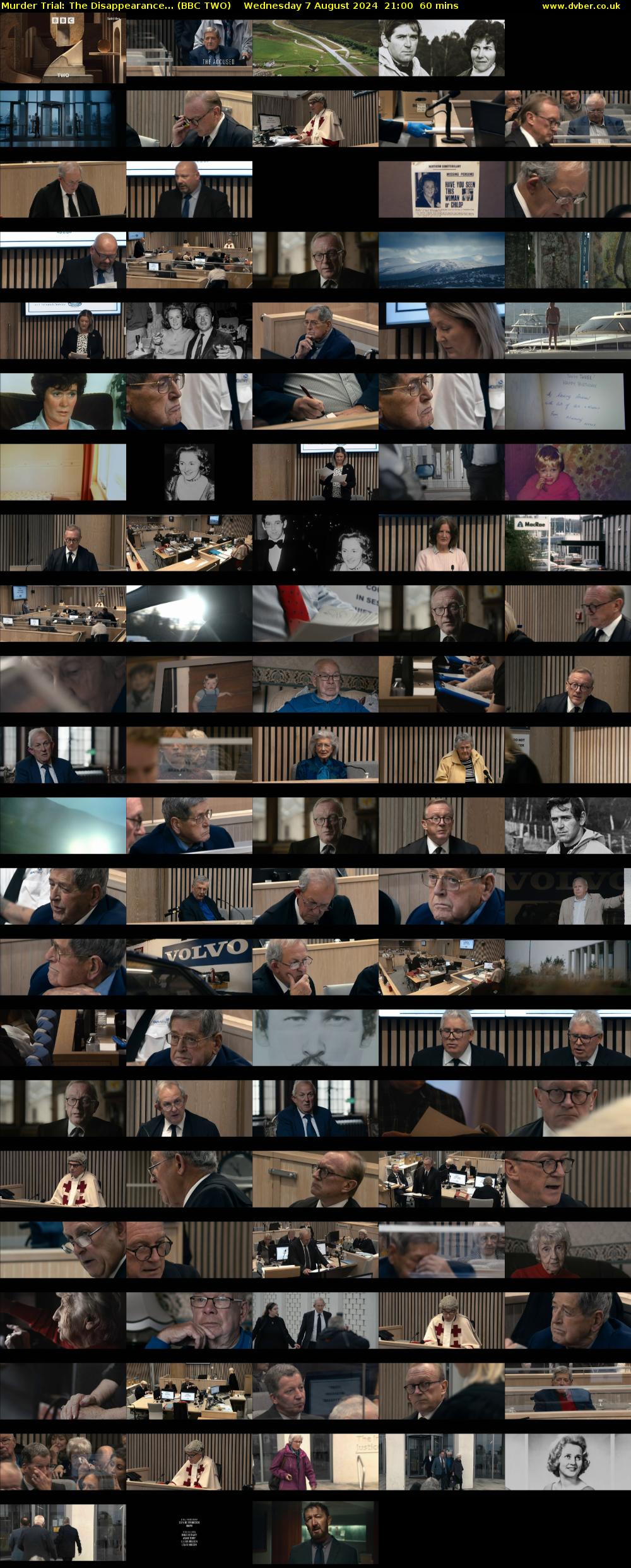 Murder Trial: The Disappearance... (BBC TWO) Wednesday 7 August 2024 21:00 - 22:00