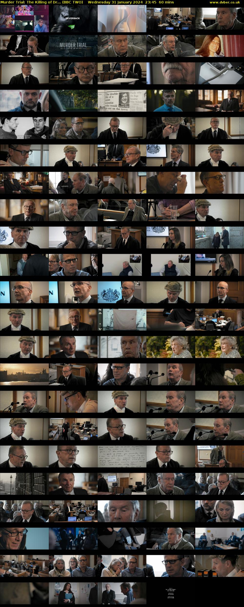 Murder Trial: The Killing of Dr... (BBC TWO) Wednesday 31 January 2024 23:45 - 00:45