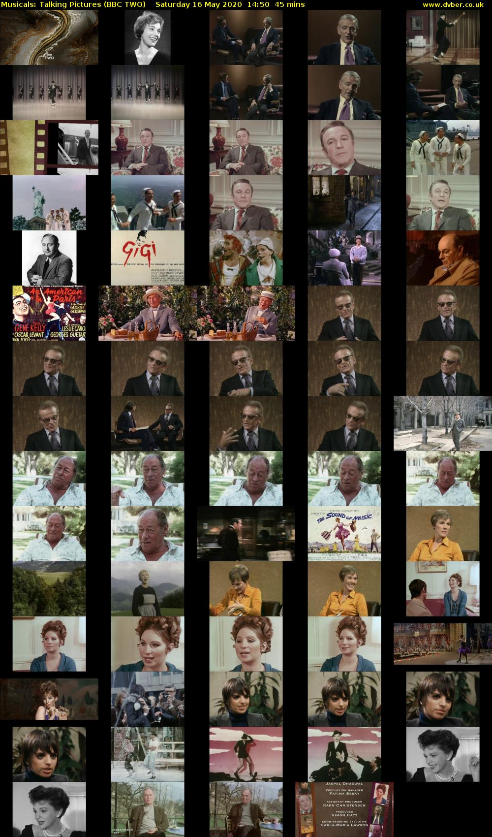 Musicals: Talking Pictures (BBC TWO) Saturday 16 May 2020 14:50 - 15:35