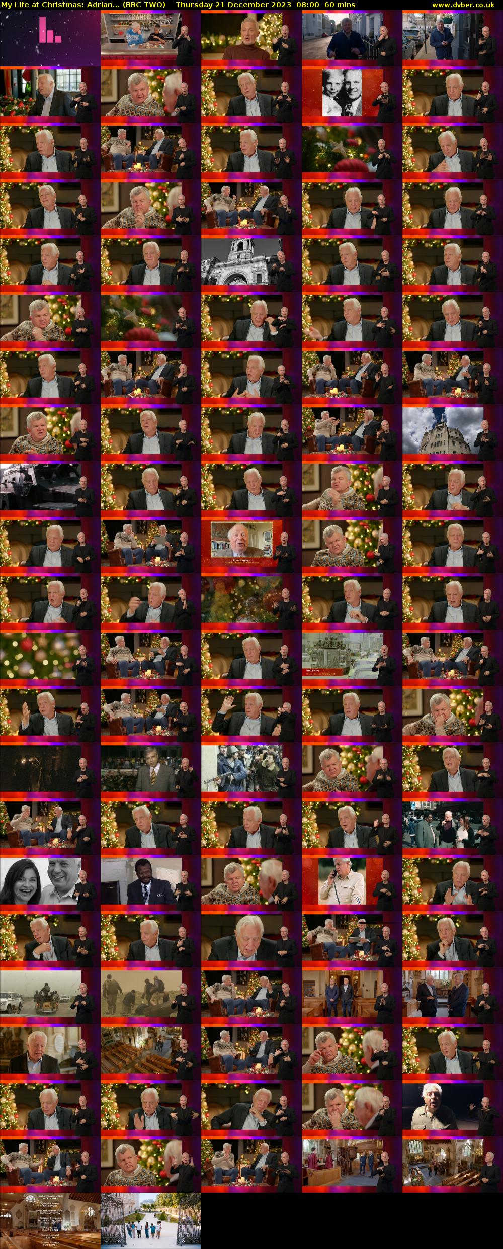 My Life at Christmas: Adrian... (BBC TWO) Thursday 21 December 2023 08:00 - 09:00