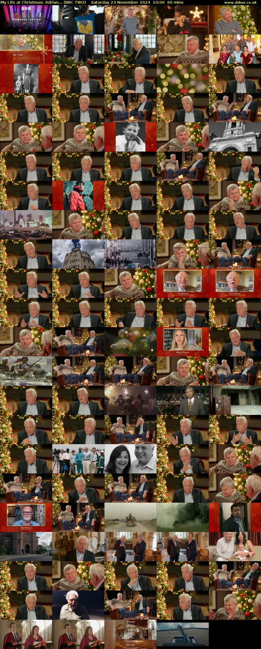 My Life at Christmas: Adrian... (BBC TWO) Saturday 23 November 2024 10:00 - 11:00
