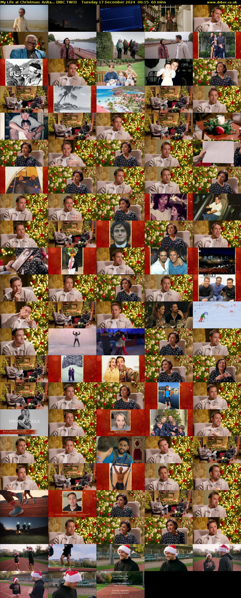 My Life at Christmas: Anita... (BBC TWO) Tuesday 17 December 2024 06:15 - 07:15