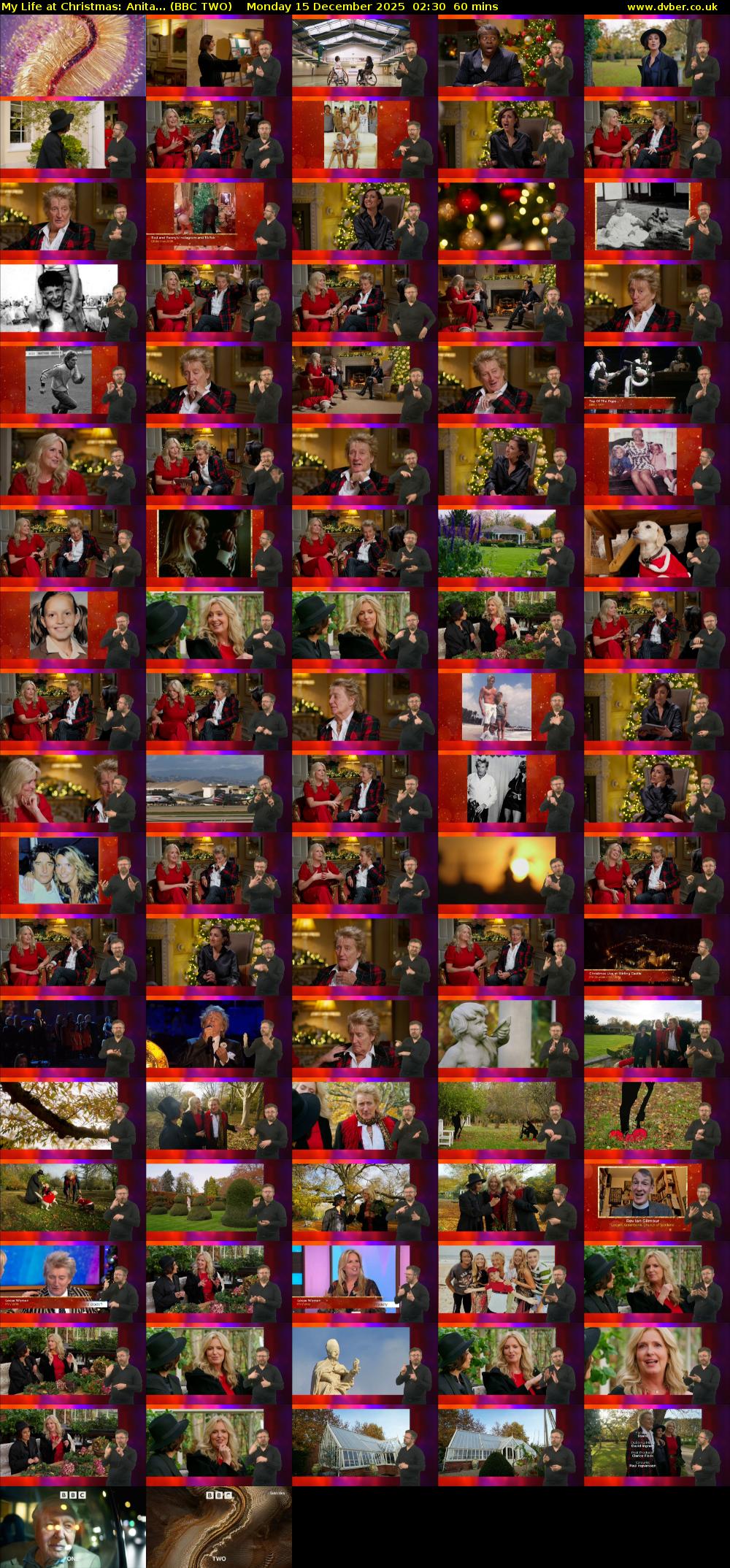 My Life at Christmas: Anita... (BBC TWO) Monday 15 December 2025 02:30 - 03:30