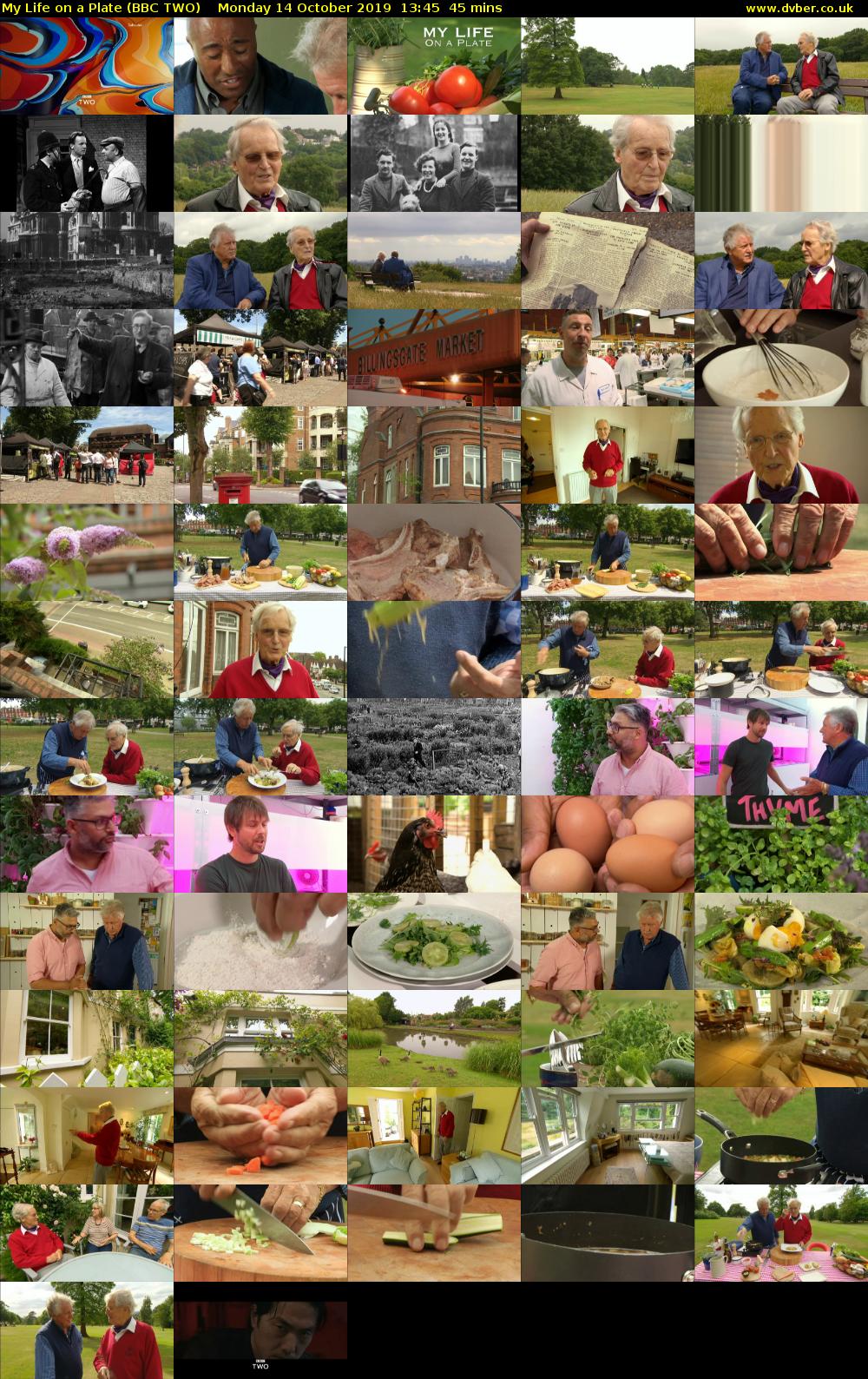 My Life on a Plate (BBC TWO) Monday 14 October 2019 13:45 - 14:30