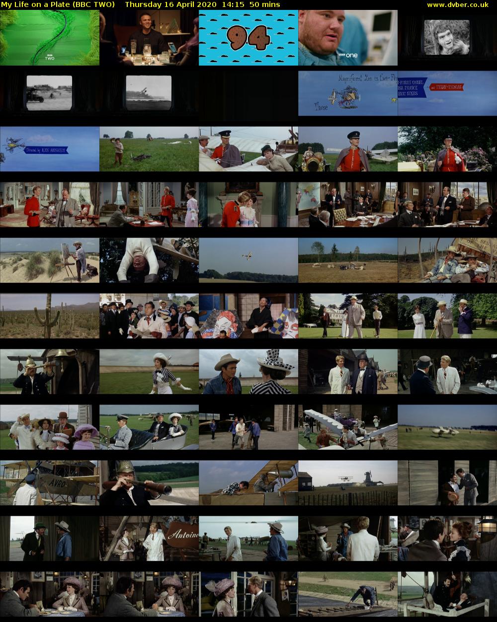 My Life on a Plate (BBC TWO) Thursday 16 April 2020 14:15 - 15:05